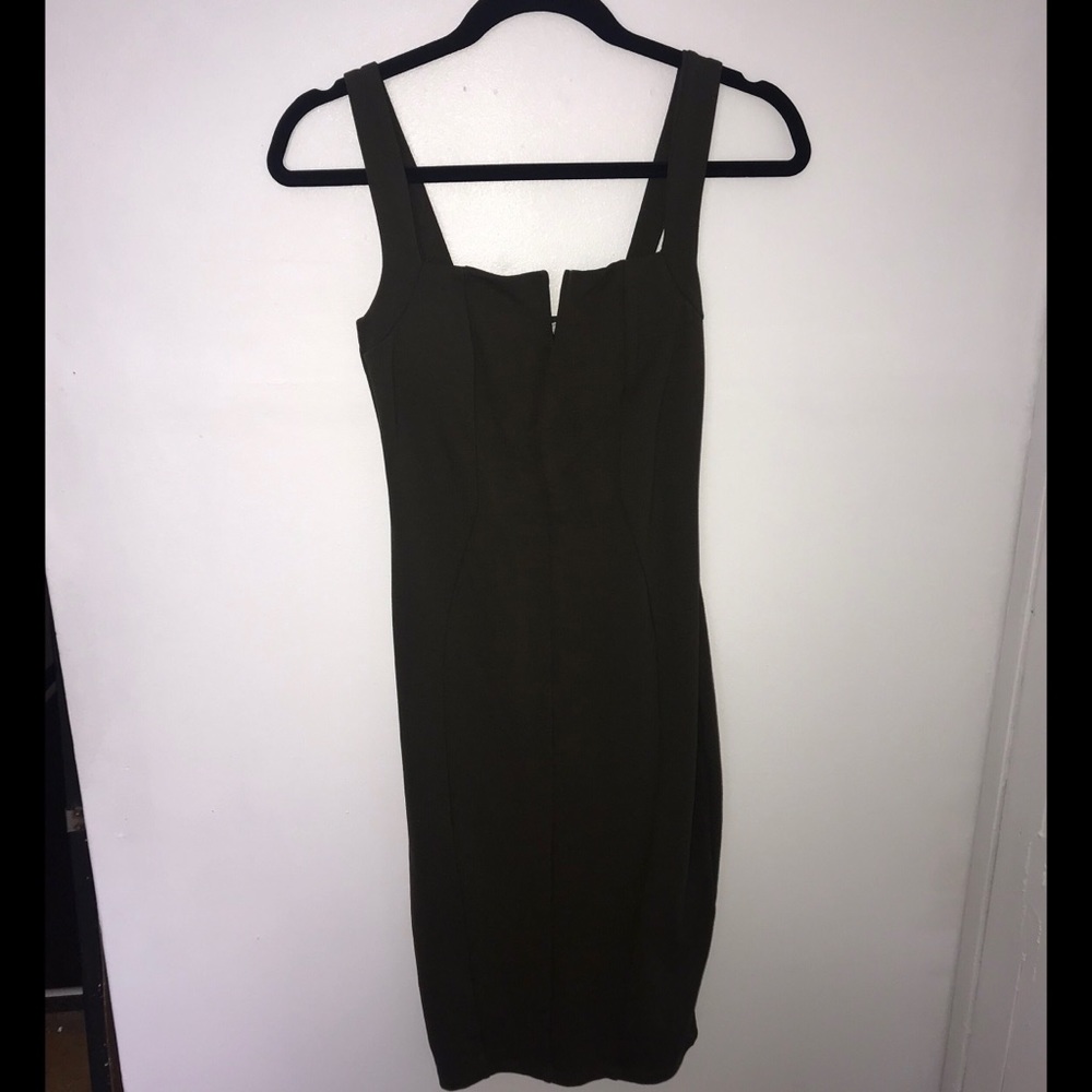Agaci dark green dress